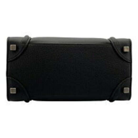 Celine Luggage Shopper black drummed calfskin - Picture 4 of 11